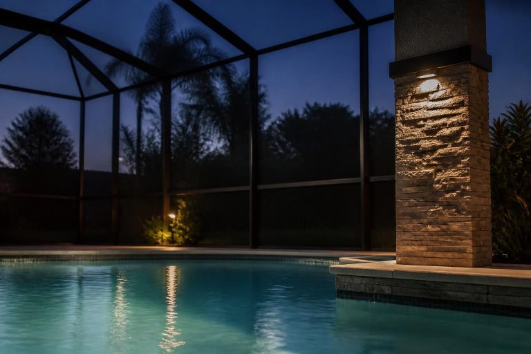 Pool Cage Lighting